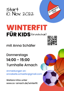 Winterfit Kids und Minis Startet am 10. November 2022